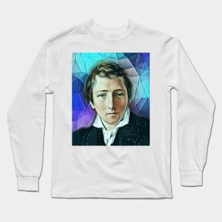 Heinrich Heine Portrait | Heinrich Heine Artwork 6 Long Sleeve T-Shirt